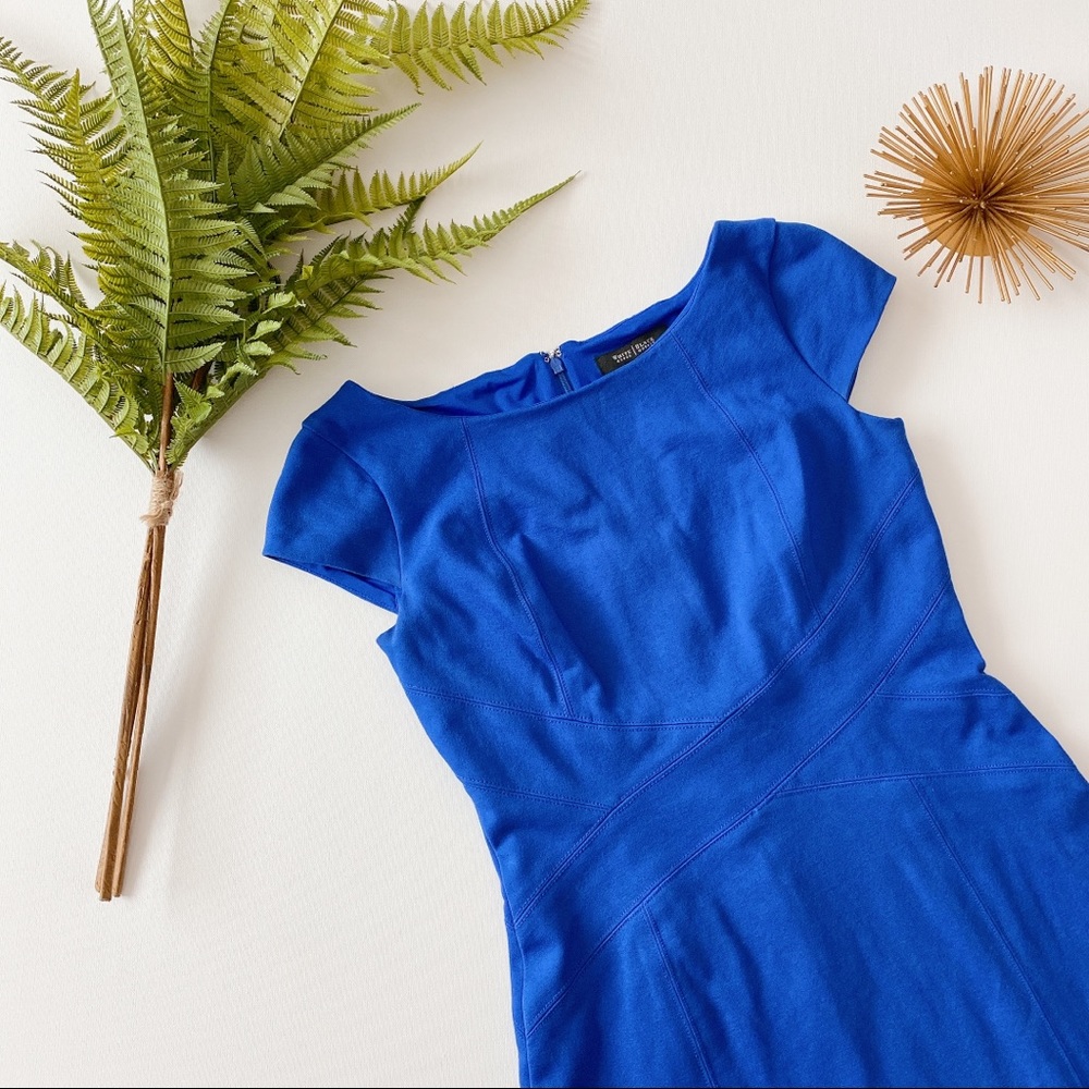 White House Black Market • cap-sleeve dress